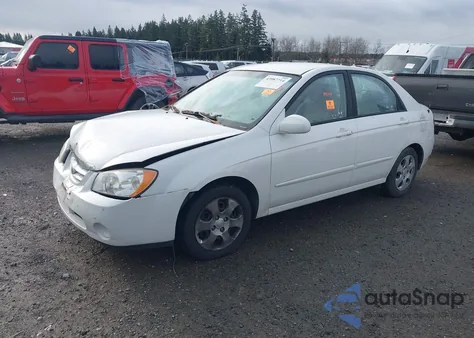 2004 Kia Spectra Ex/Lx from USA, damaged, VIN KNAFE121645032819